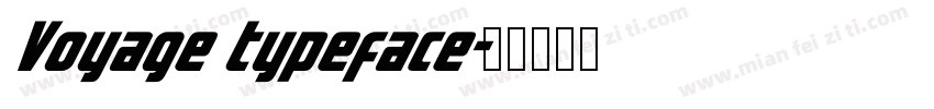 Voyage typeface字体转换